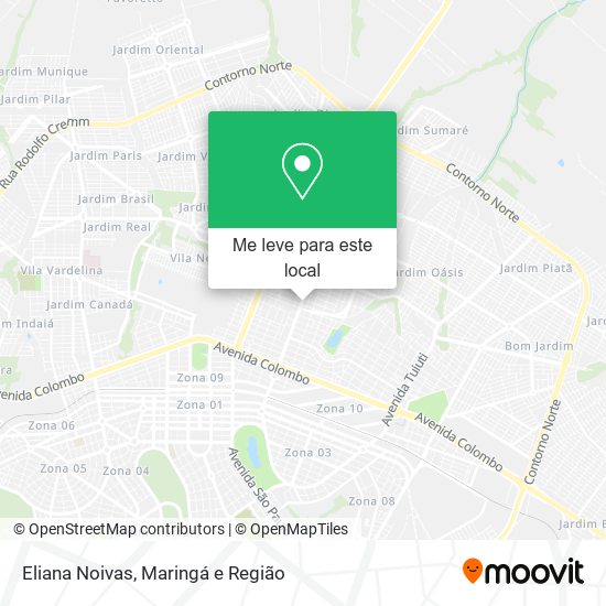 Eliana Noivas mapa