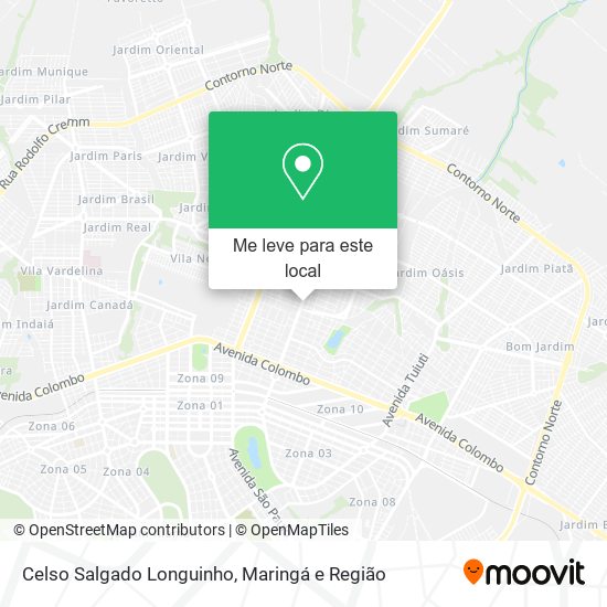 Celso Salgado Longuinho mapa