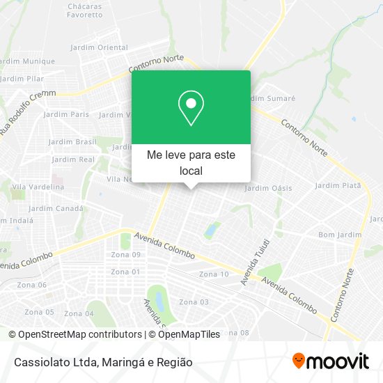 Cassiolato Ltda mapa