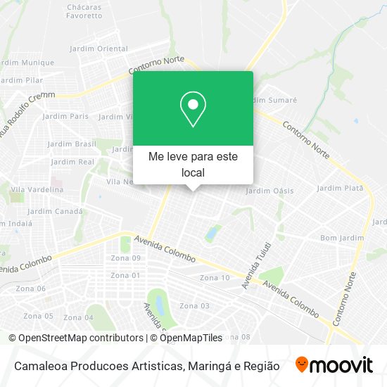 Camaleoa Producoes Artisticas mapa