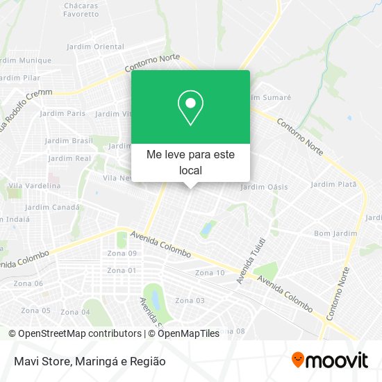 Mavi Store mapa