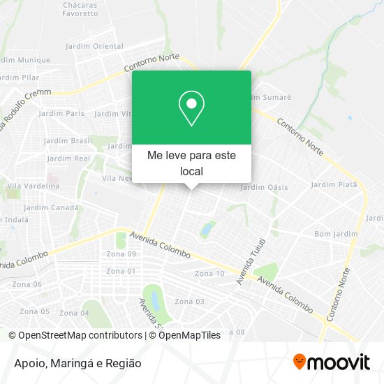 Apoio mapa