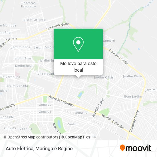 Auto Elétrica mapa