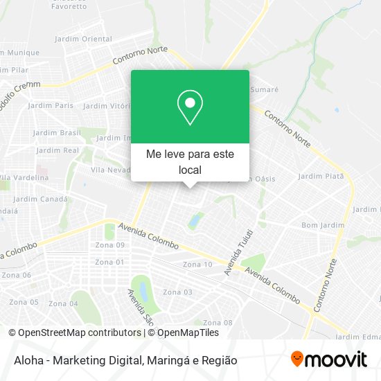 Aloha - Marketing Digital mapa