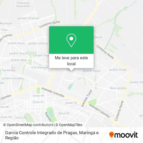 Garcia Controle Integrado de Pragas mapa