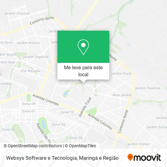 Websys Software e Tecnologia mapa