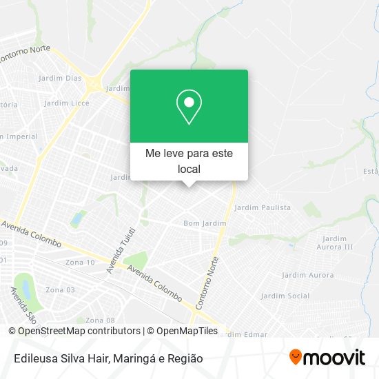 Edileusa Silva Hair mapa