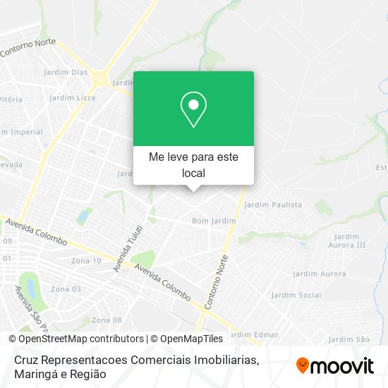 Cruz Representacoes Comerciais Imobiliarias mapa