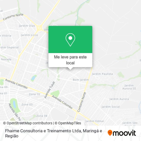 Fhaime Consultoria e Treinamento Ltda mapa