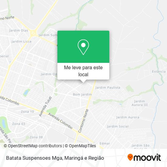 Batata Suspensoes Mga mapa