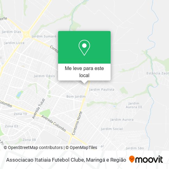 Associacao Itatiaia Futebol Clube mapa