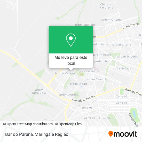 Bar do Paraná mapa