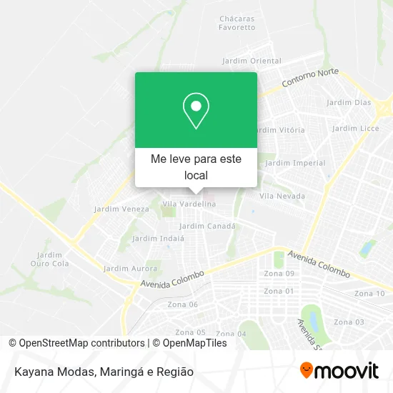 Kayana Modas mapa