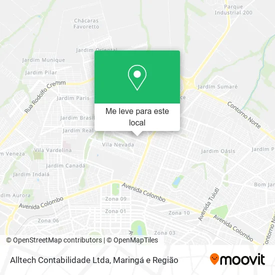 Alltech Contabilidade Ltda mapa