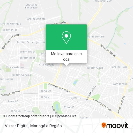 Vizzar Digital mapa