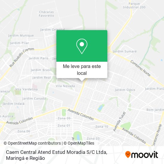 Caem Central Atend Estud Moradia S / C Ltda mapa