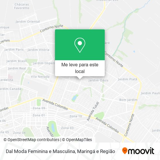 Dal Moda Feminina e Masculina mapa