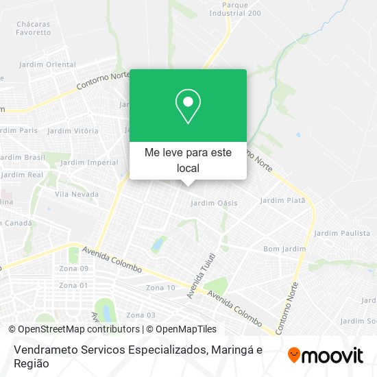 Vendrameto Servicos Especializados mapa