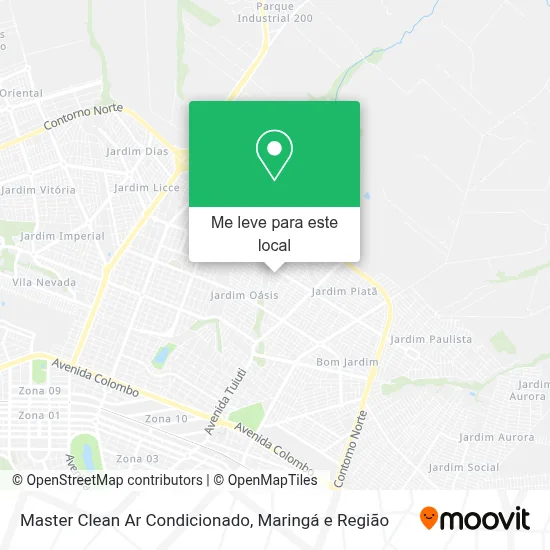 Master Clean Ar Condicionado mapa