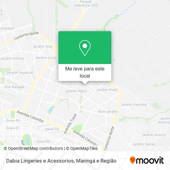 Dabia Lingeries e Acessorios mapa