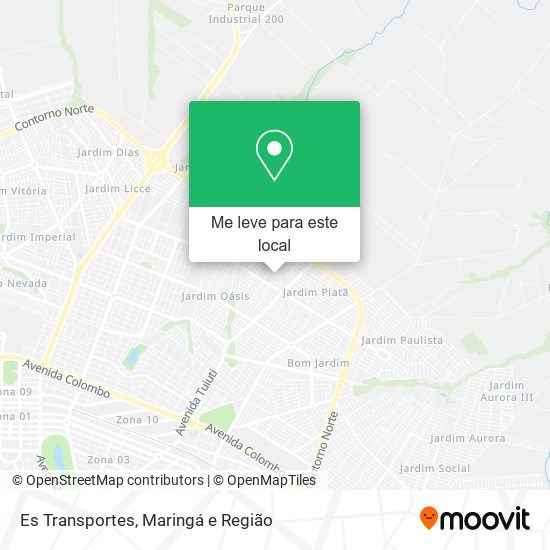 Es Transportes mapa