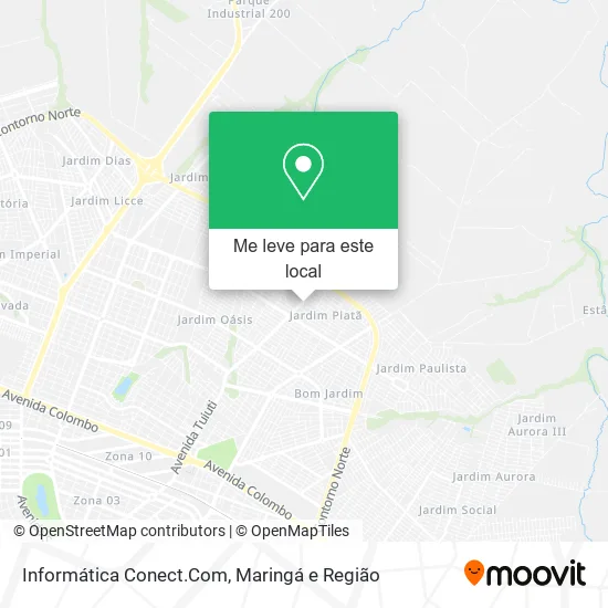 Informática Conect.Com mapa