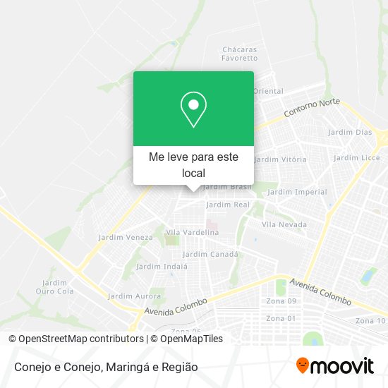 Conejo e Conejo mapa