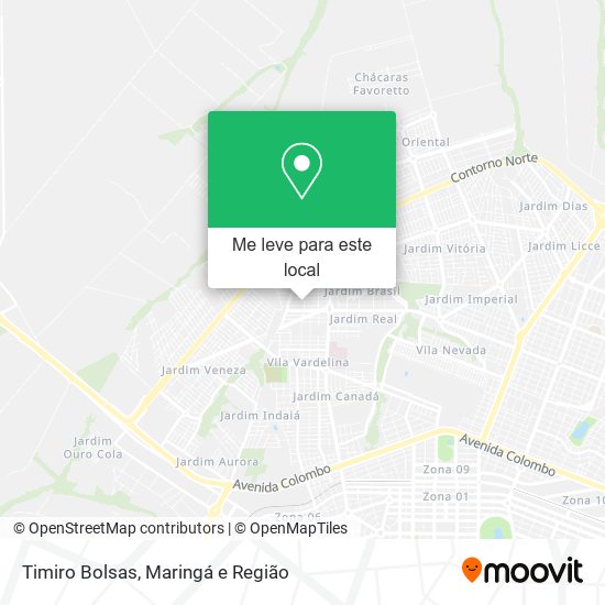 Timiro Bolsas mapa