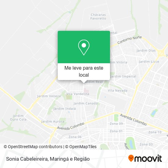 Sonia Cabeleireira mapa