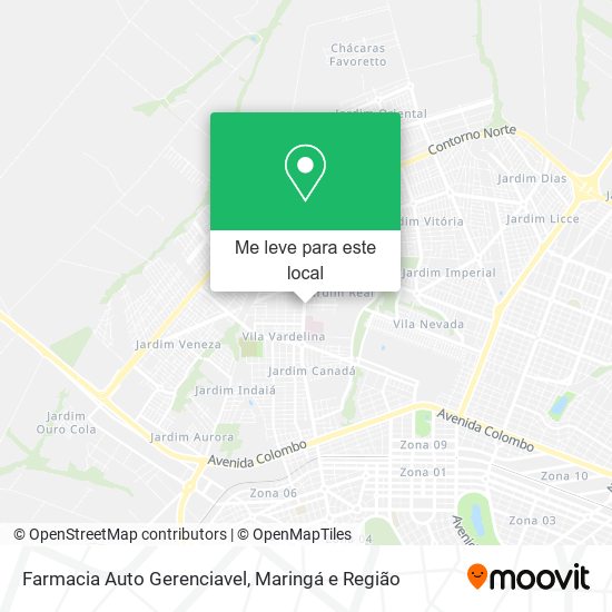 Farmacia Auto Gerenciavel mapa