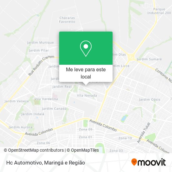 Hc Automotivo mapa