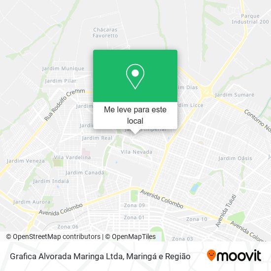 Grafica Alvorada Maringa Ltda mapa