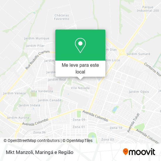 Mkt Manzoli mapa