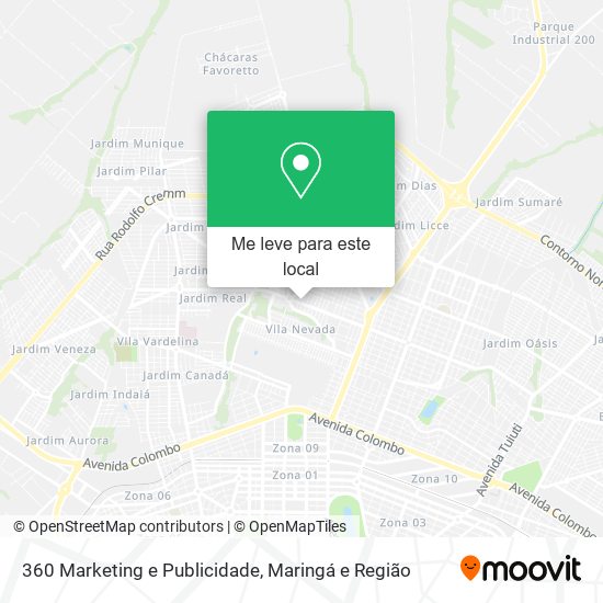 360 Marketing e Publicidade mapa