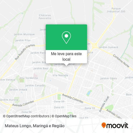 Mateus Longo mapa