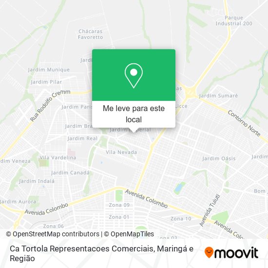 Ca Tortola Representacoes Comerciais mapa