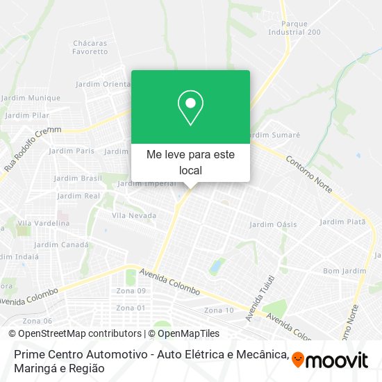 Prime Centro Automotivo - Auto Elétrica e Mecânica mapa