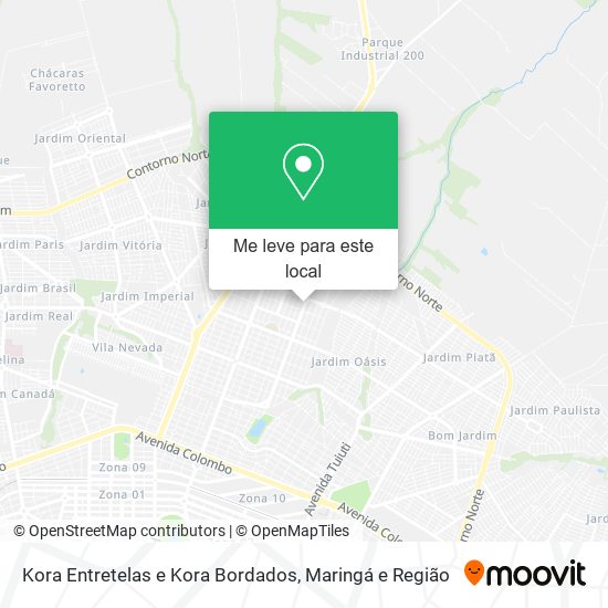 Kora Entretelas e Kora Bordados mapa