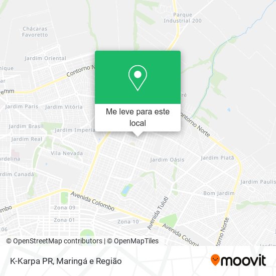K-Karpa PR mapa