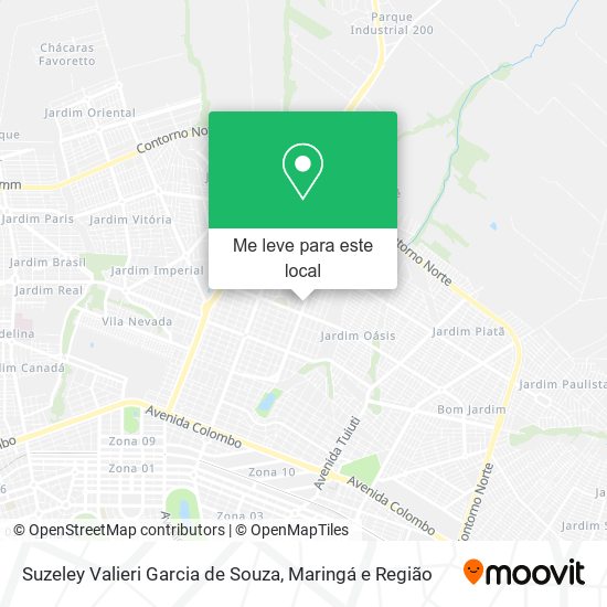 Suzeley Valieri Garcia de Souza mapa