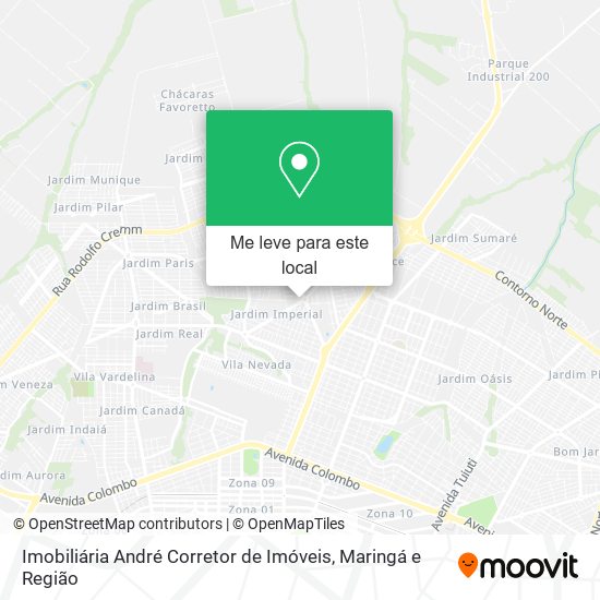 Imobiliária André Corretor de Imóveis mapa