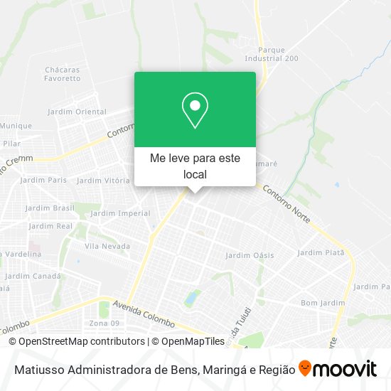 Matiusso Administradora de Bens mapa