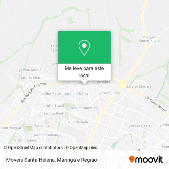 Moveis Santa Helena mapa