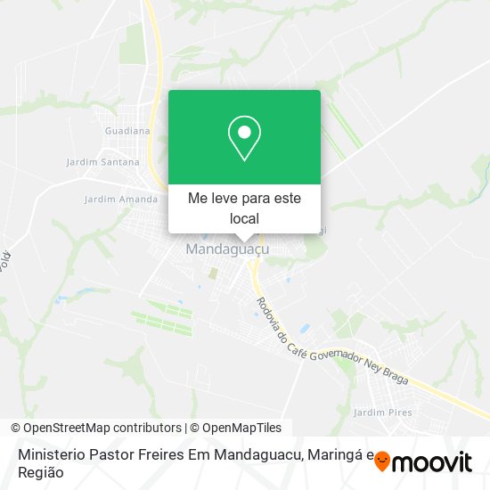 Ministerio Pastor Freires Em Mandaguacu mapa