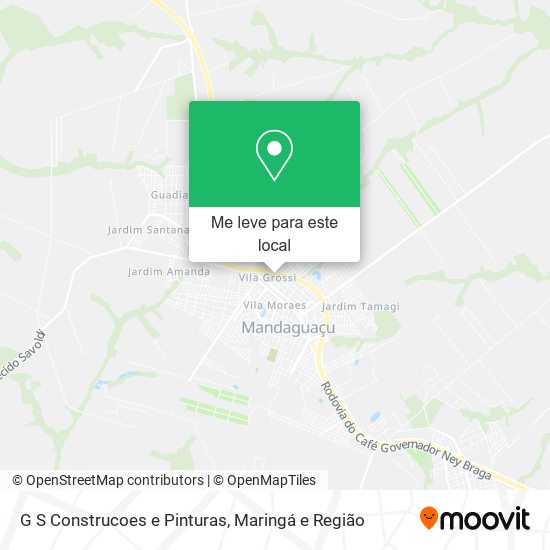 G S Construcoes e Pinturas mapa