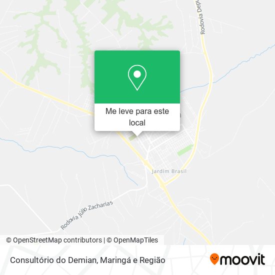 Consultório do Demian mapa