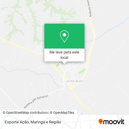 Esporte Ação mapa