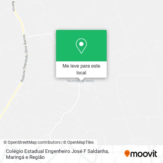 Colégio Estadual Engenheiro José F Saldanha mapa