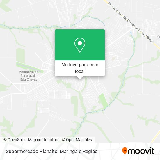 Supermercado Planalto mapa