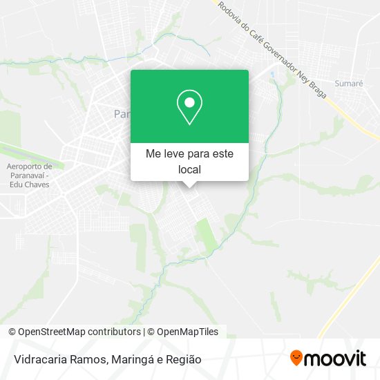 Vidracaria Ramos mapa